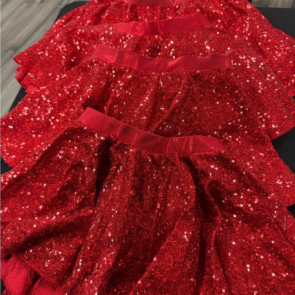 Sparkling Red Kids Dress